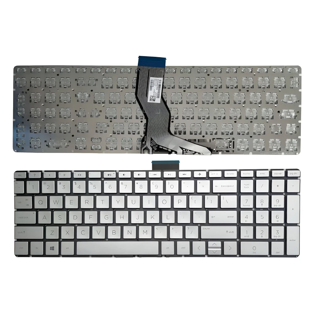 Teksus Laptop Keyboard For HP Pavilion 15BS Silver view 2